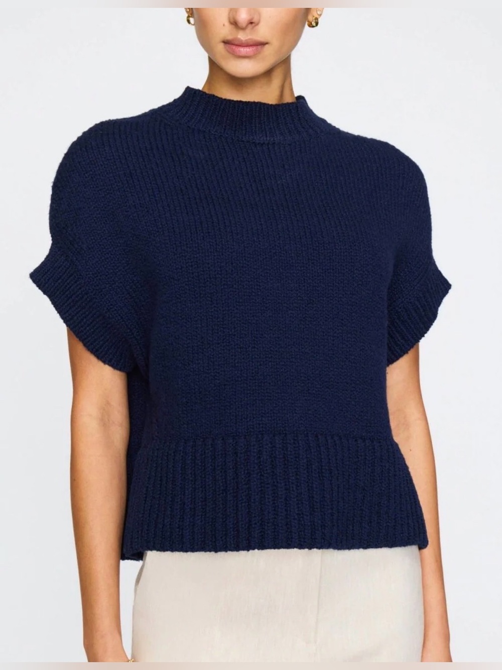 Brochu Walker The Adriane Sweater in Navy Size Small